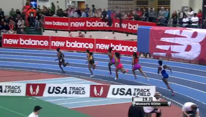 Women's 400m: 2013 New Balance Indoor Grand Prix 2013