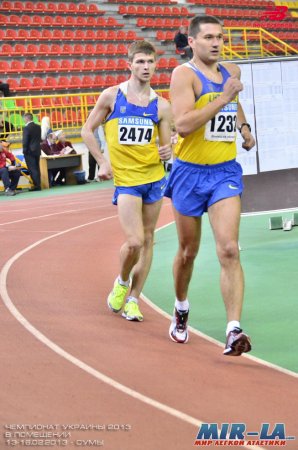Александр Венгловский и Инна Кашина победители чемпионата Украины по спортивной ходьбе +Фото
