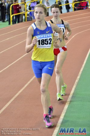 Александр Венгловский и Инна Кашина победители чемпионата Украины по спортивной ходьбе +Фото