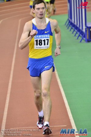 Александр Венгловский и Инна Кашина победители чемпионата Украины по спортивной ходьбе +Фото