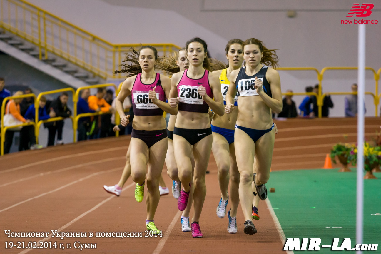 800 м Женщины - Чемпионат Украины в помещении 2014 - Сумы