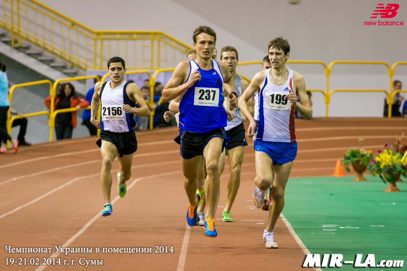 3000 м Мужчины - Чемпионат Украины в помещении 2014 - Сумы