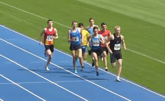 800м - Финал Б - Юноши - Чемпионат Украины среди юношей 2014